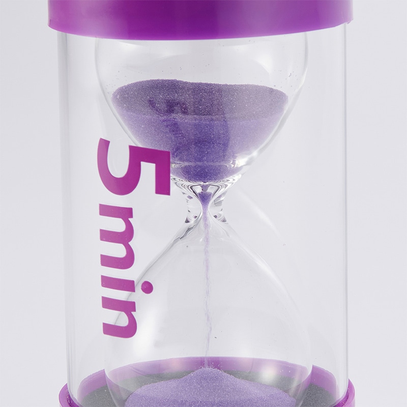 茶谷産業 砂時計 5分計 むらさき 333-122 1個(ご注文単位1個)【直送品】