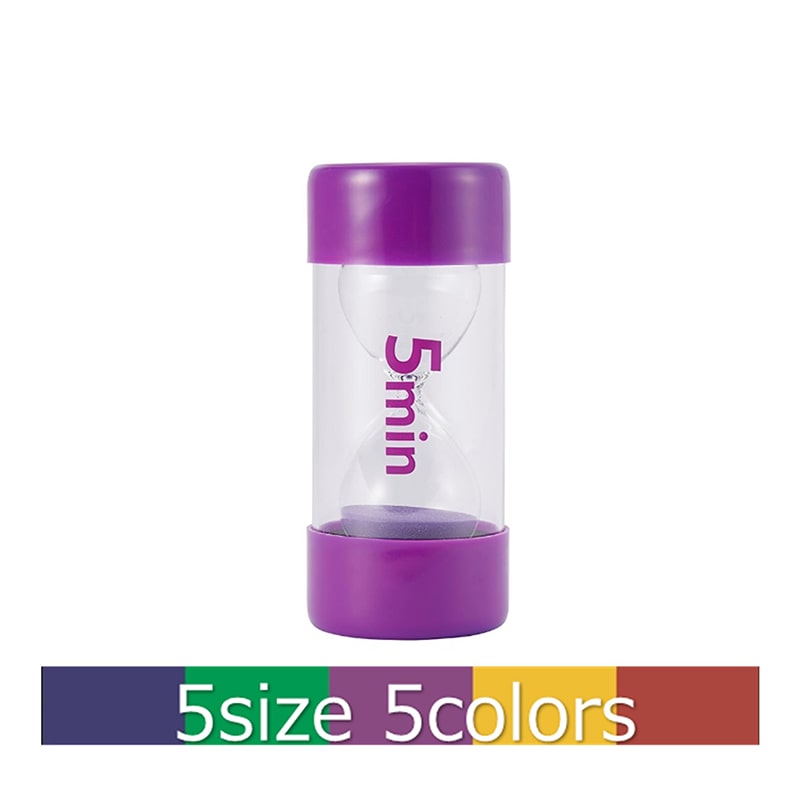 茶谷産業 砂時計 5分計 むらさき 333-122 1個(ご注文単位1個)【直送品】