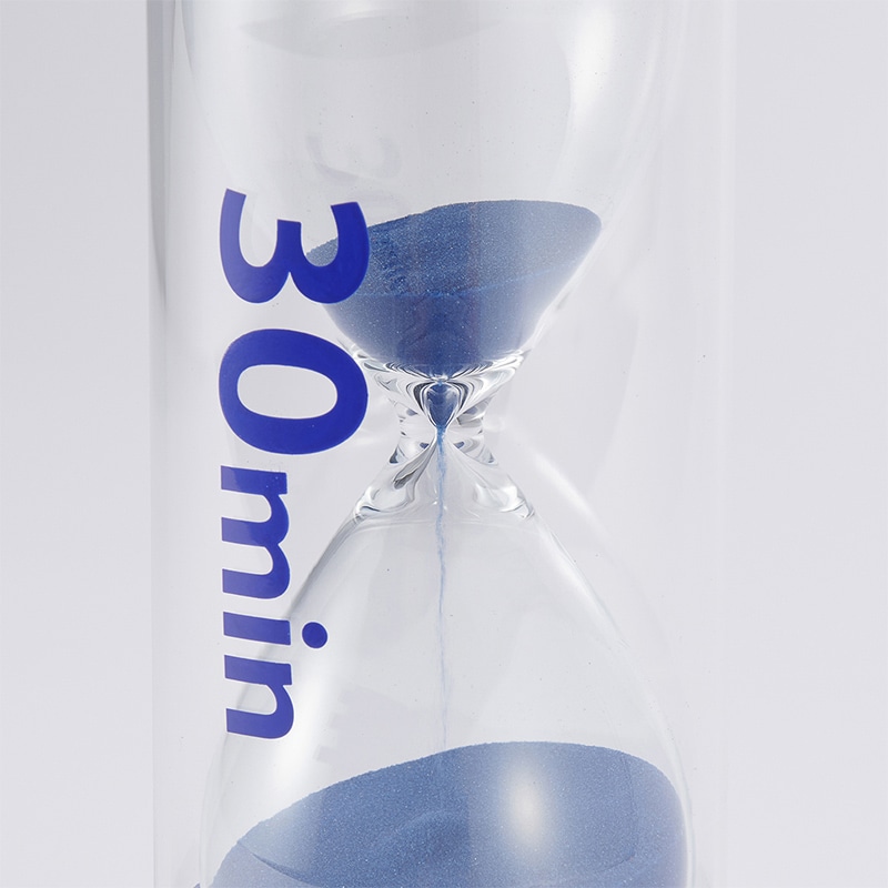 茶谷産業 砂時計 30分計 青 333-124 1個(ご注文単位1個)【直送品】