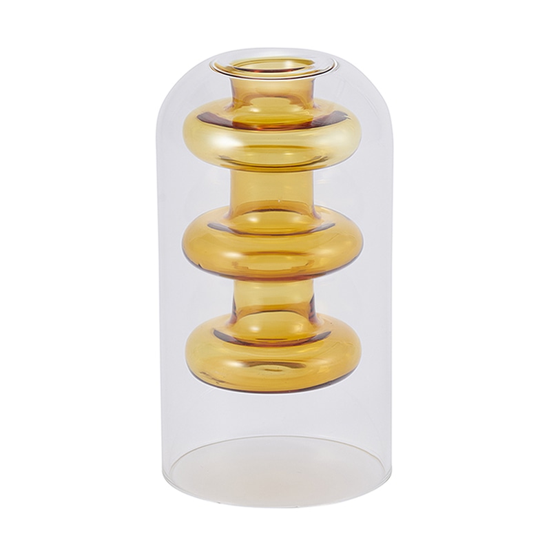 茶谷産業 フラワーベース イエロー 333-511 1個（ご注文単位1個）【直送品】