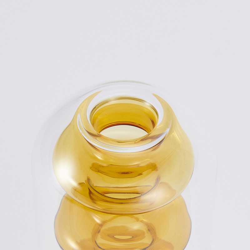 茶谷産業 フラワーベース イエロー 333-511 1個(ご注文単位1個)【直送品】