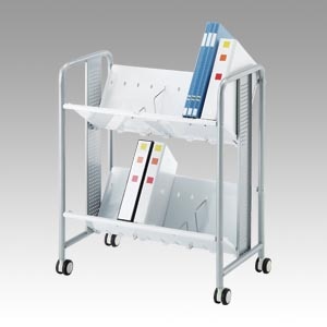 ブックラックワゴン　重量タイプ　YS-40   1個（ご注文単位1個）【直送品】