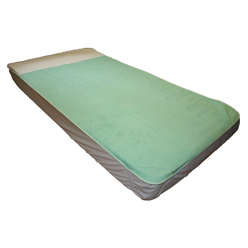 ケアカバー　エアマット防水シーツ グリーン　1000×2000mm  1個（ご注文単位1個）【直送品】