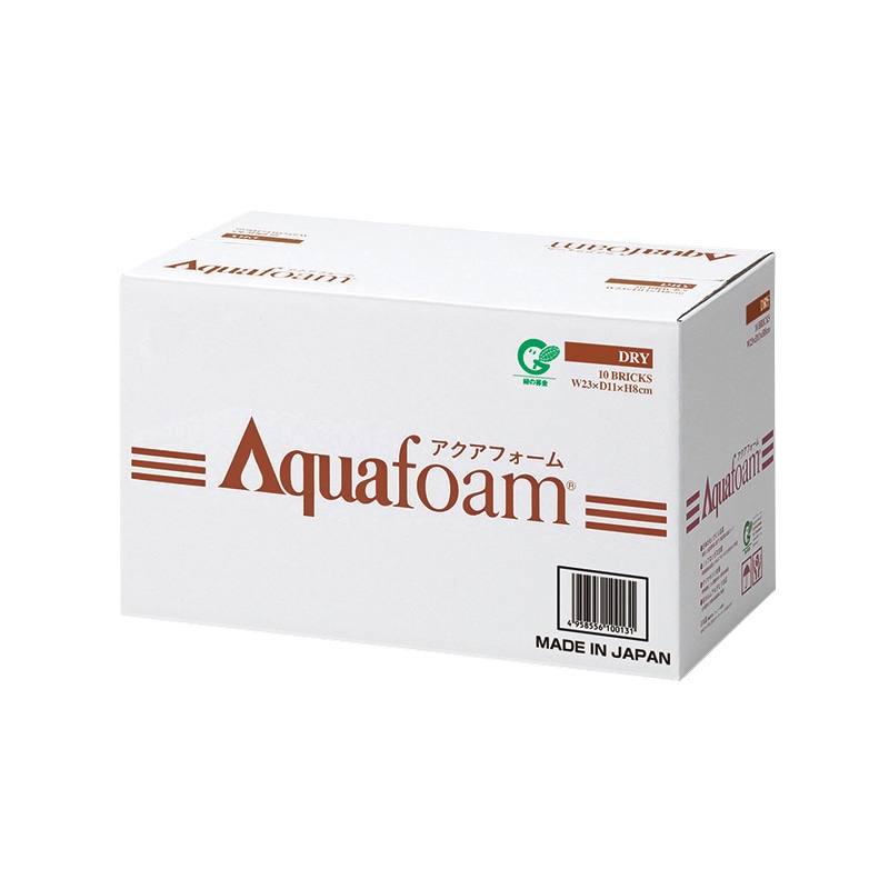 松村工芸 アクアフォームドライ ブリック 10個入 10-72-0 1箱(ご注文単位1箱)【直送品】