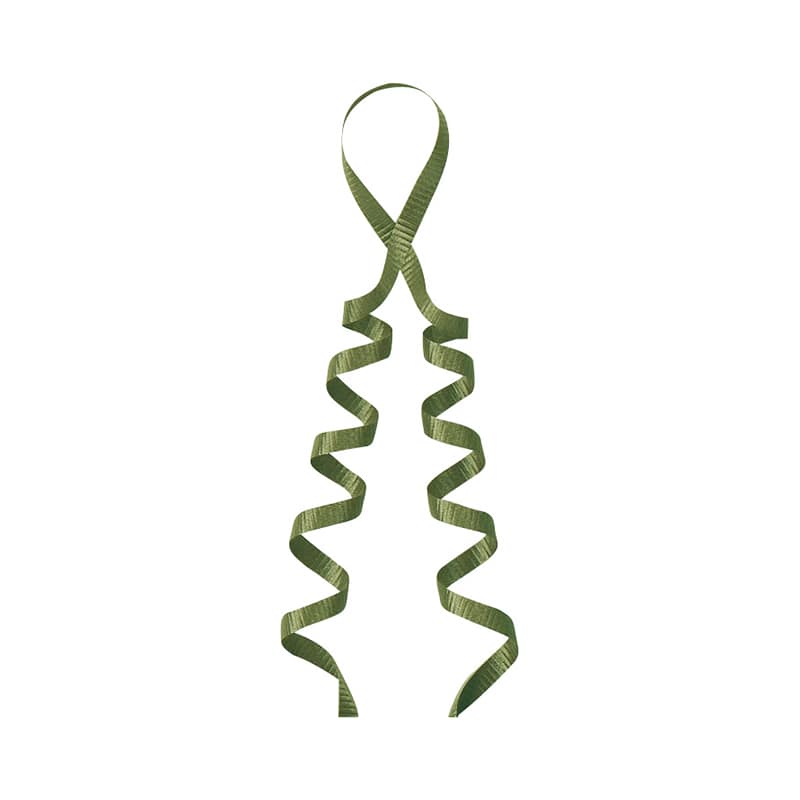 松村工芸 カーリングリボン　クリンプ 500m巻　モスグリーン 160-3011-3 1個（ご注文単位1個）【直送品】