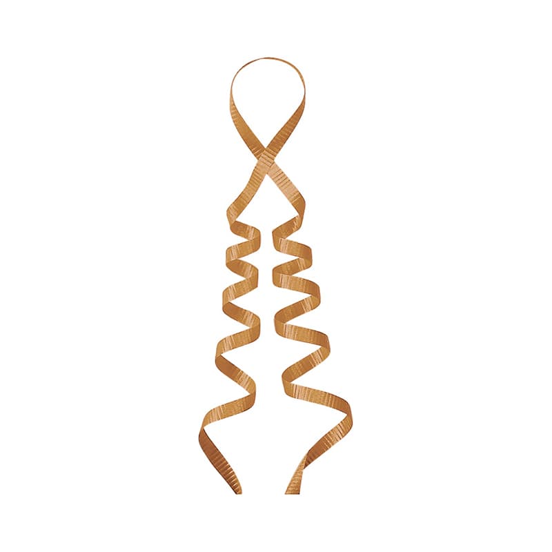 松村工芸 カーリングリボン クリンプ 500m巻 ブロンズ 160-3011-50 1個(ご注文単位1個)【直送品】