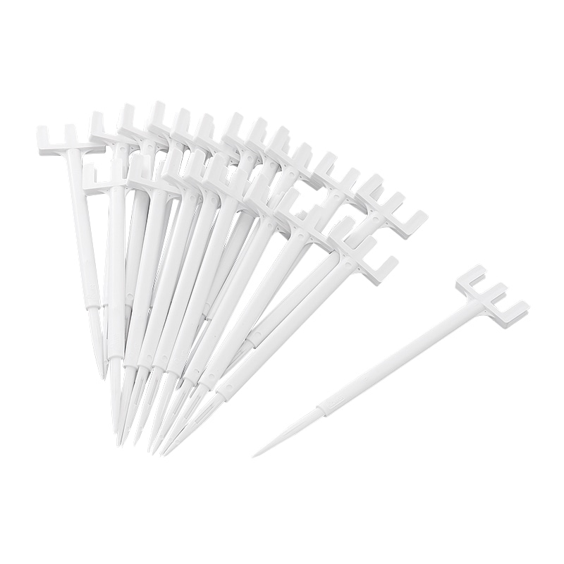 松村工芸 プラ名札棒 ヘッド ホワイト 168-4013-1 20本入 1袋(ご注文単位1袋)【直送品】