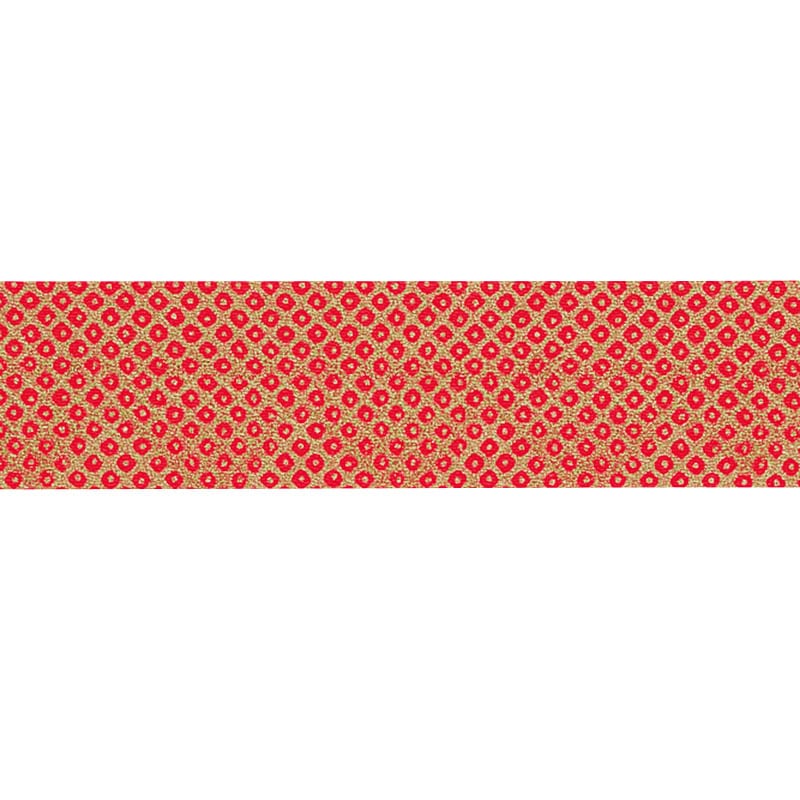松村工芸 丹後ちりめんリボン かのこレッド 25-1403-108 1巻（ご注文単位1巻）【直送品】
