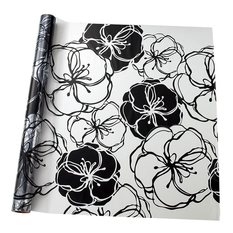 松村工芸 OPPロール OPマリーフルール 70cm×20m ノワール 160-7005-10 1本(ご注文単位1本)【直送品】