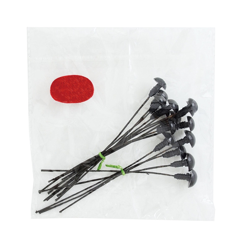 松村工芸 プードル目玉セット F　ワイヤータイプ 165-54-0　5セット入 1個（ご注文単位1個）【直送品】