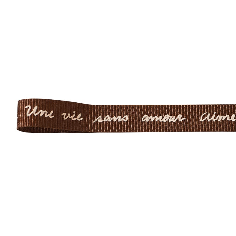 松村工芸 リボン　トーキーグログラン 9×20　ショコラ 160-4156-9　ショコラ 1巻（ご注文単位1巻）【直送品】