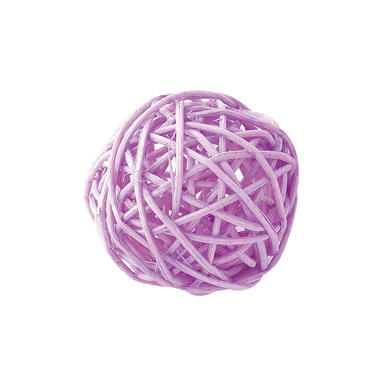松村工芸 カラフルラタンボール D-76S　パープル 165-4779-7 1袋（ご注文単位1袋）【直送品】