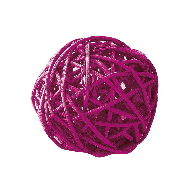 松村工芸 カラフルラタンボール D-76M　ダークパープル 165-4780-75 1袋（ご注文単位1袋）【直送品】