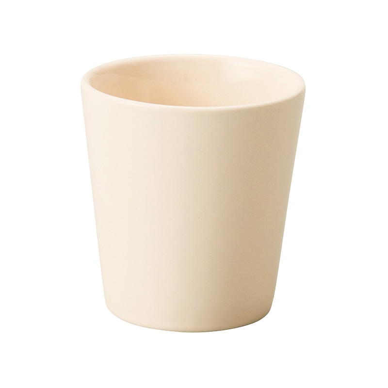 松村工芸 フラワーベース ベーシック 丸S MC-1431 シックアイボリー 155-1431-11 1個(ご注文単位6個)【直送品】