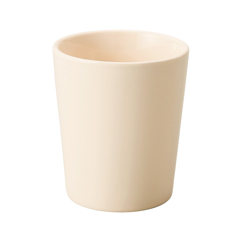 松村工芸 フラワーベース ベーシック 丸M MC-1432 シックアイボリー 155-1432-11 1個(ご注文単位4個)【直送品】