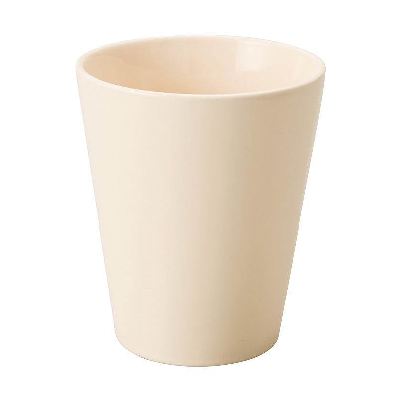 松村工芸 フラワーベース ベーシック 丸L MC-1433 シックアイボリー 155-1433-11 1個(ご注文単位1個)【直送品】