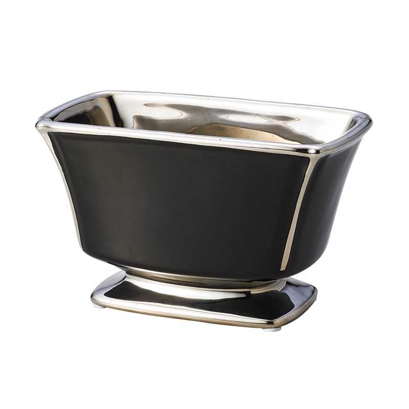 松村工芸 フラワーベース イリュームポット L ブラック 155-1706-10 1個(ご注文単位1個)【直送品】