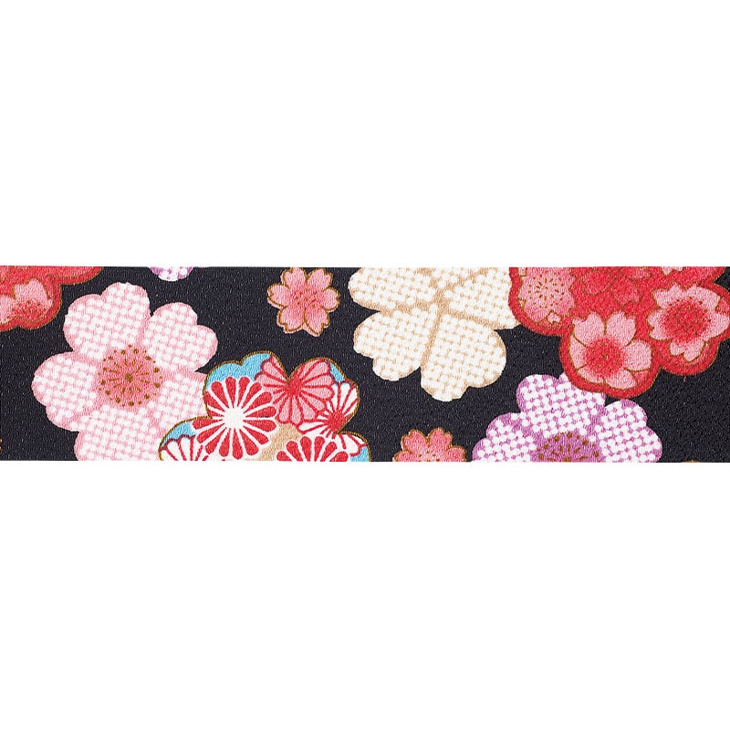 松村工芸 二越リボン ブラック 25-2814-10 1巻(ご注文単位1巻)【直送品】