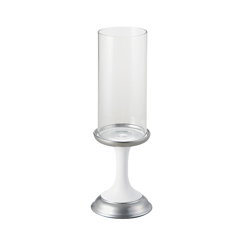 松村工芸 フラワーベース エクラマットフルート S ホワイトシルバー 155-1746-201 1個(ご注文単位1個)【直送品】