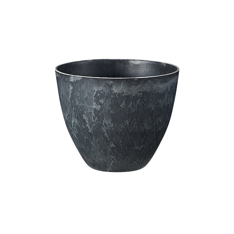 松村工芸 フラワーベース レシクラポット S MOI-637 ブラック 134-637-10 1個(ご注文単位1個)【直送品】