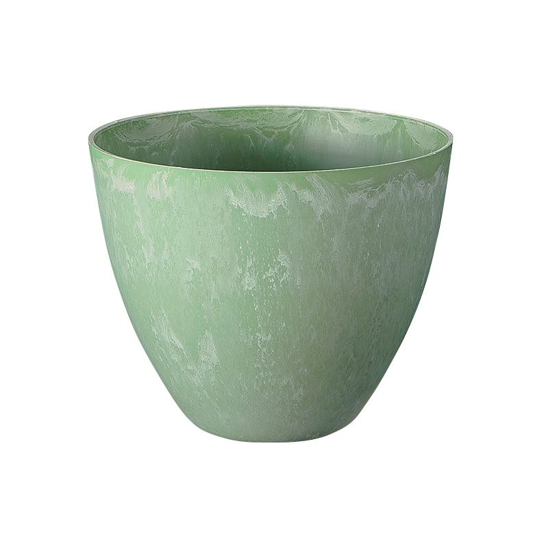 松村工芸 フラワーベース レシクラポット M MOI-638 グリーン 134-638-5 1個(ご注文単位1個)【直送品】