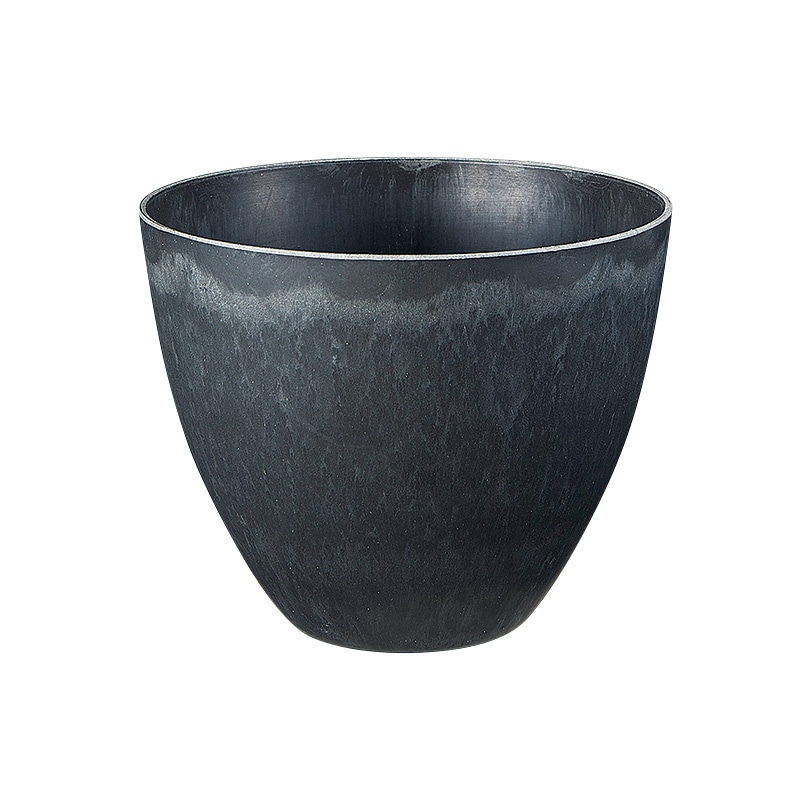 松村工芸 フラワーベース レシクラポット M MOI-638 ブラック 134-638-10 1個(ご注文単位1個)【直送品】