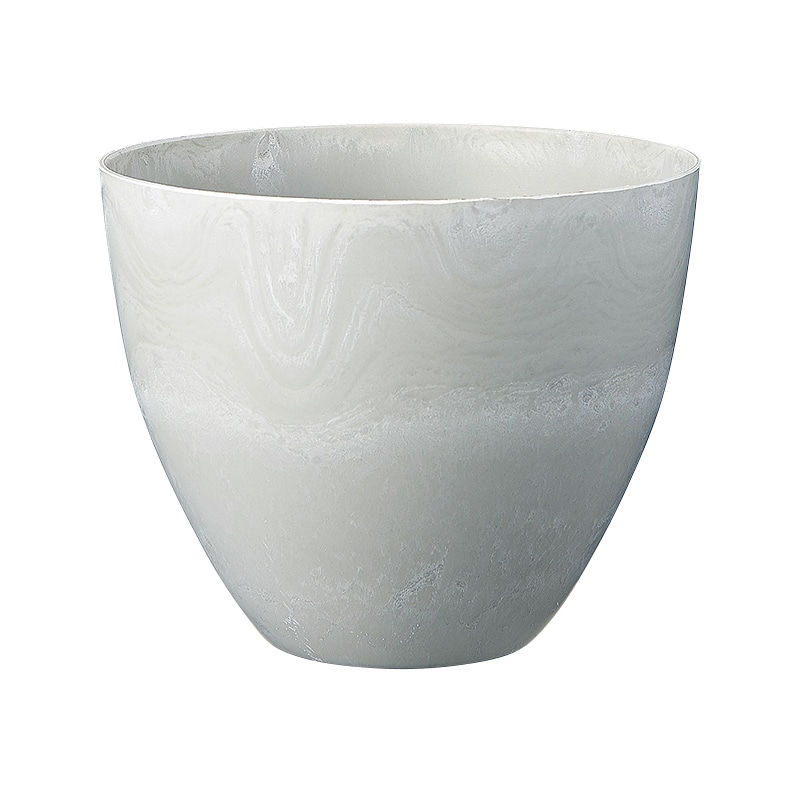 松村工芸 フラワーベース レシクラポット L MOI-639 ホワイトグレー 134-639-11 1個(ご注文単位1個)【直送品】