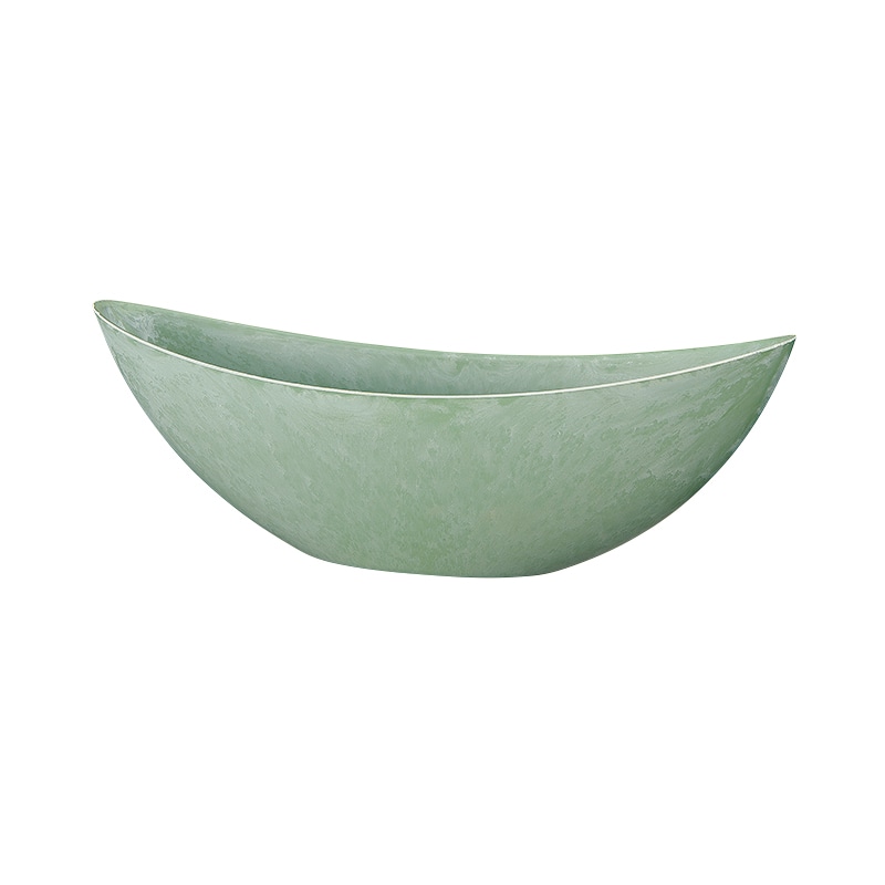 松村工芸 フラワーベース レシクラボート S MOI-640 グリーン 134-640-5 1個(ご注文単位1個)【直送品】