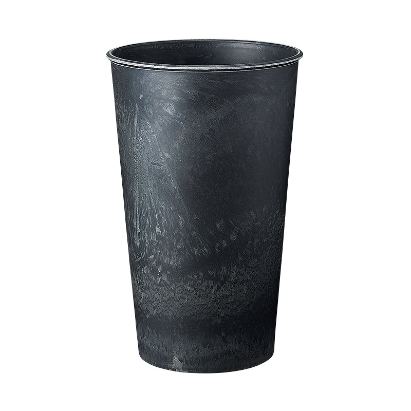 松村工芸 フラワーベース レシクラバケポット 28 ブラック 134-644-10 1個(ご注文単位1個)【直送品】