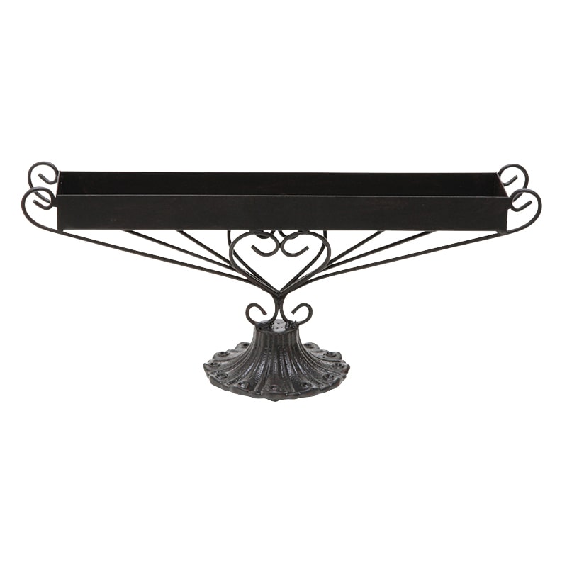 松村工芸 フラワーベース クオーレスタンド ブラック 134-650-10 1個(ご注文単位1個)【直送品】