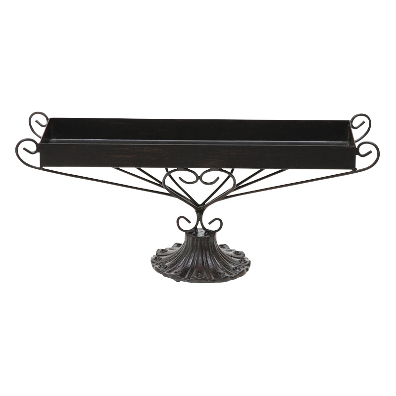 松村工芸 フラワーベース クオーレスタンド ブラック 134-651-10 1個(ご注文単位1個)【直送品】