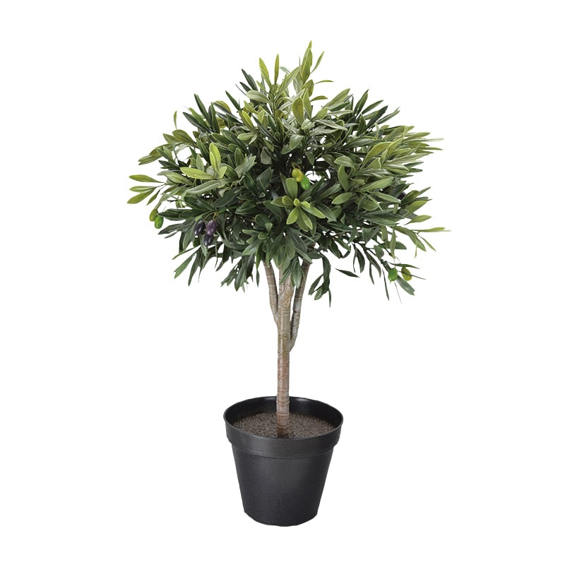 松村工芸 造花　オリーブツリーポット  194-534-0 1本（ご注文単位1本）【直送品】