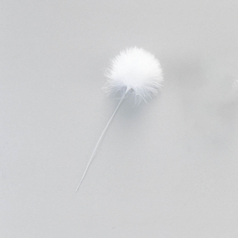 松村工芸 ポンポン ホワイト 63-3042-1 10本入 1袋(ご注文単位1袋)【直送品】