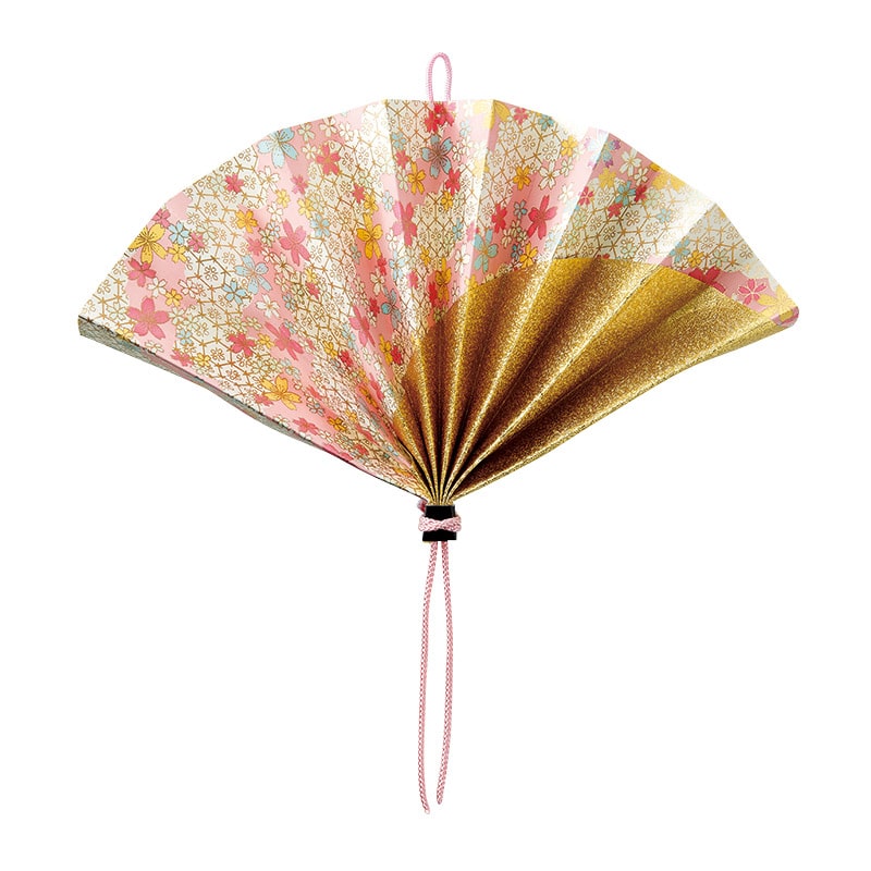 松村工芸 扇和紙ベース S もも 190-197-21 1個(ご注文単位1個)【直送品】