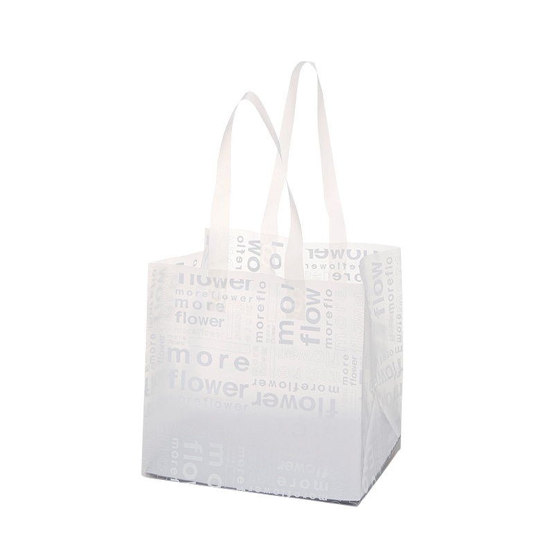 松村工芸 手提げポリ袋 デリバッグモア M ホワイト 162-3642-1 20枚/袋（ご注文単位1袋）【直送品】