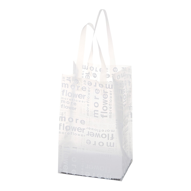 松村工芸 手提げポリ袋 デリバッグモア トールM ホワイト 162-3645-1 20枚/袋（ご注文単位1袋）【直送品】