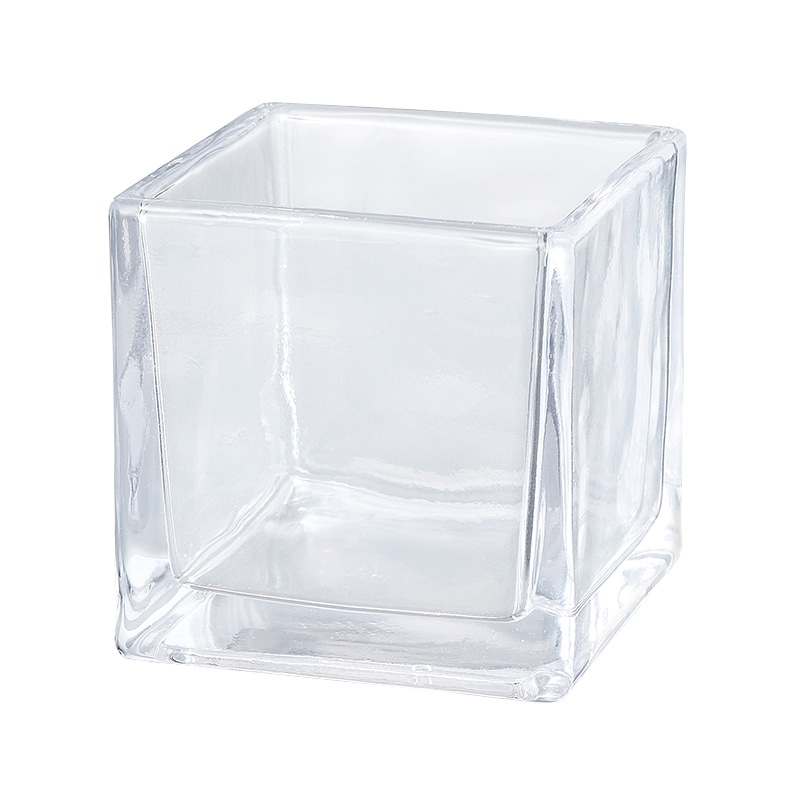 松村工芸 フラワーベース　ガラスポット　ブロック M 120-25003-0 1個（ご注文単位4個）【直送品】