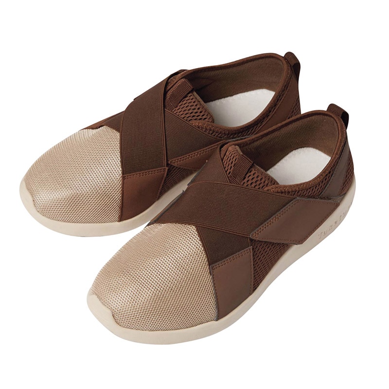 リハビリ支援シューズ2　23.0cm　ブラウン   1足（ご注文単位1足）【直送品】