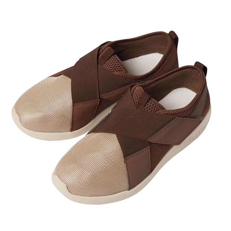 リハビリ支援シューズ2　24.0cm　ブラウン   1足（ご注文単位1足）【直送品】