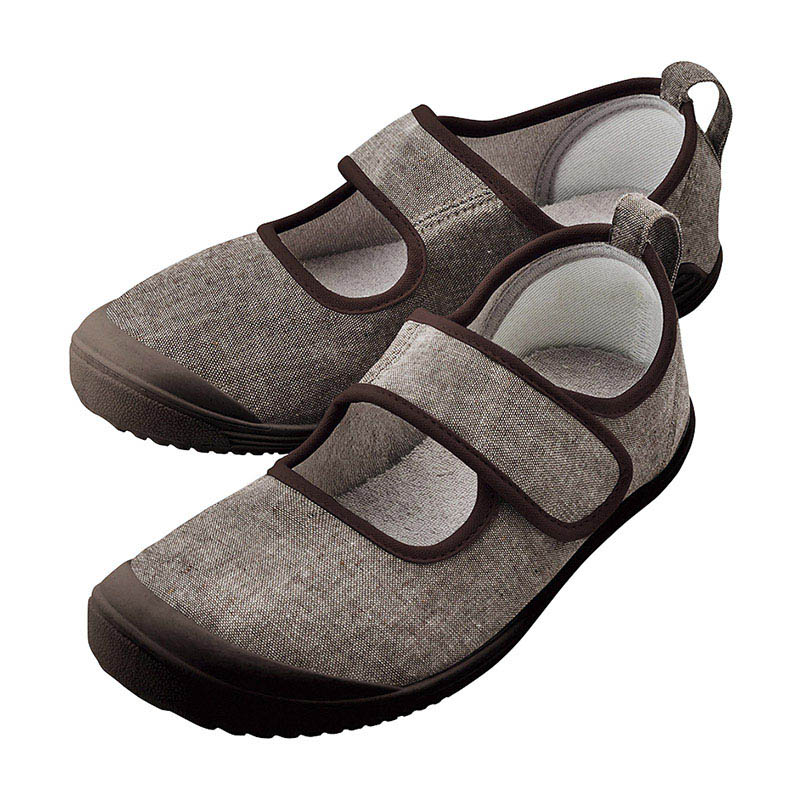 入院サポートシューズ　23.0cm　ブラウン   1足（ご注文単位1足）【直送品】