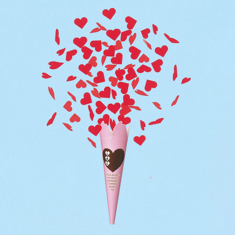 カネコ クラッカー ラブボムクラッカー LB-5 5個/袋(ご注文単位70袋)【直送品】