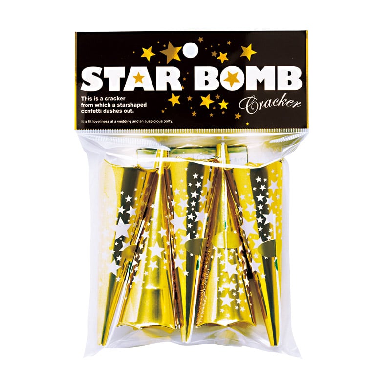 カネコ クラッカー スターボム SB-5 5個/袋（ご注文単位70袋）【直送品】