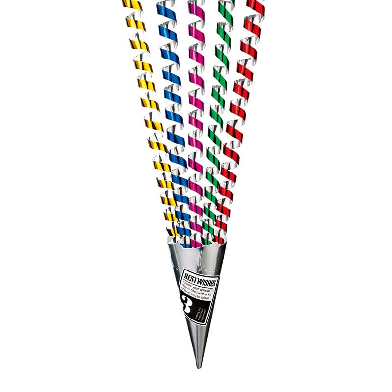 カネコ クラッカー 散らからないクラッカー DX-100 100個/袋(ご注文単位6袋)【直送品】