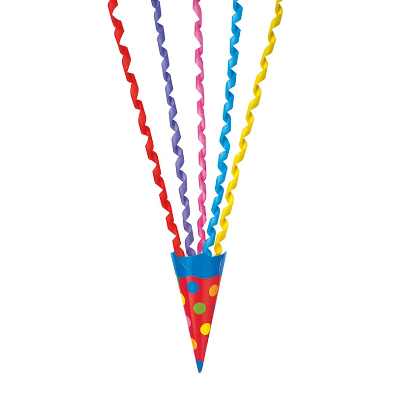 カネコ クラッカー 散らからないクラッカー DX-100 100個/袋(ご注文単位6袋)【直送品】