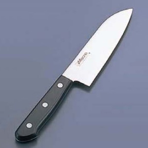 ミソノモリブデン鋼ツバ無し三徳庖丁NO.68316cm　1個（ご注文単位1個）【直送品】