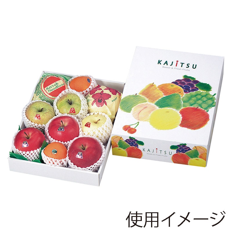 ヤマニパッケージ ギフト箱　果実パレット 大 L-436 10枚/束（ご注文単位5束）【直送品】