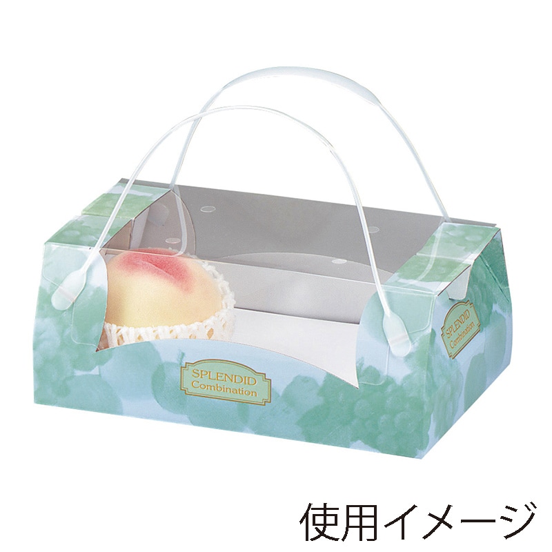 ヤマニパッケージ 手提箱　コンビネーション手提 ピュア　中 L-427 10枚/束（ご注文単位5束）【直送品】