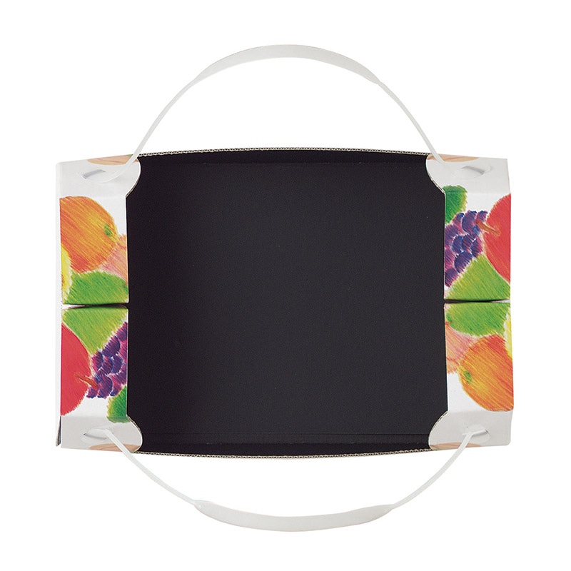 ヤマニパッケージ 手提箱 果実パレットコンビネーション手提 中 L-491 10枚/束(ご注文単位5束)【直送品】