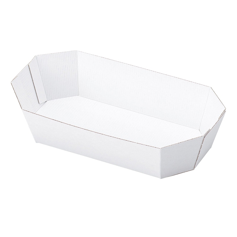 ヤマニパッケージ カラートレー 3L　白 L-2026 50枚/袋（ご注文単位16袋）【直送品】