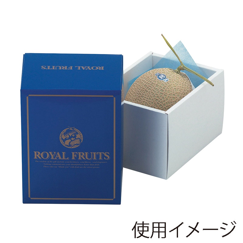 ヤマニパッケージ ギフト箱 ブルーロイヤル 1ヶ入 L-2065 10枚/束(ご注文単位5束)【直送品】